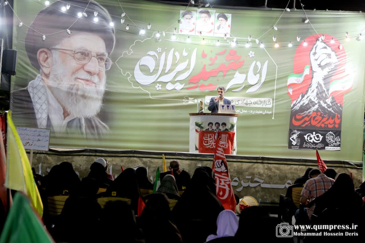 سخنرانی دکتر محمدمنان رئیسی در اجتماعات شبانه ی مردمی