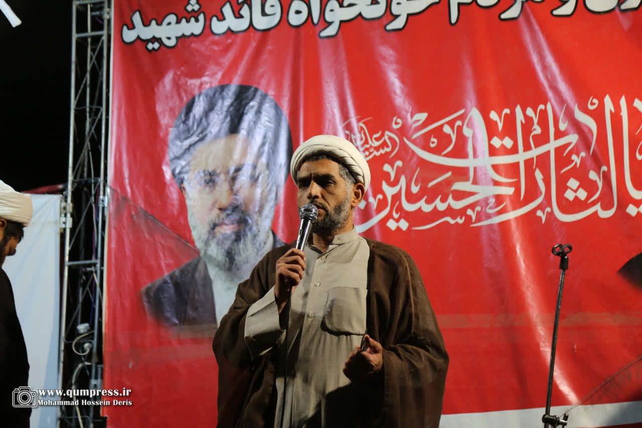 گزارش تصویری موکب روحانیون و مردم خونخواه قائدشهید شب هفدهم مهر