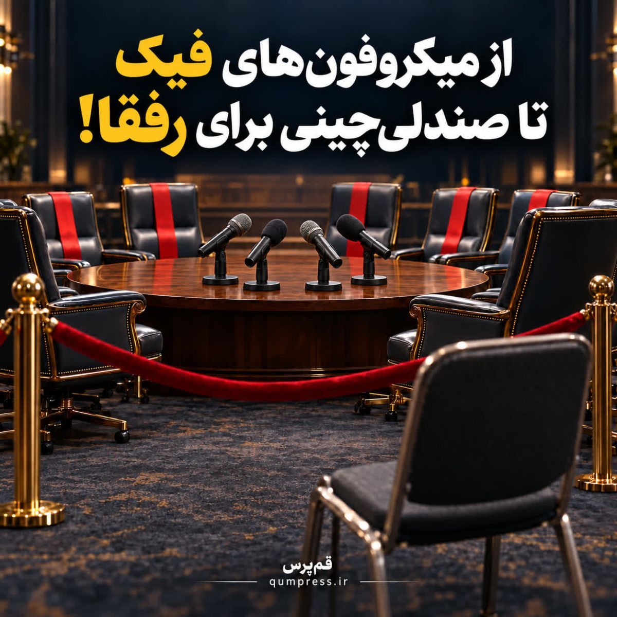 از میکروفون های فیک تا صندلی چینی برای رفقا!