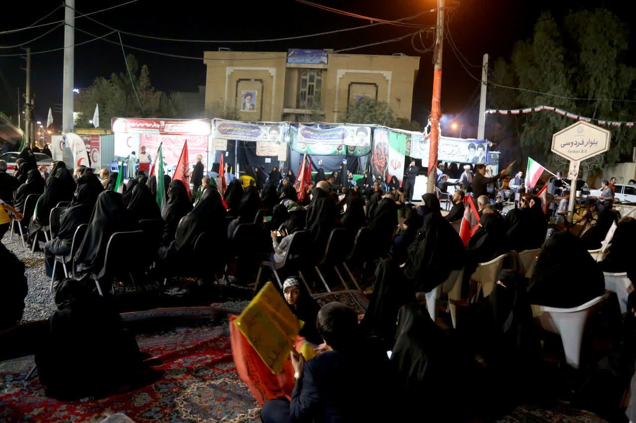 گزارش تصویری از موکب روحانیون و مردم خونخواه در قم