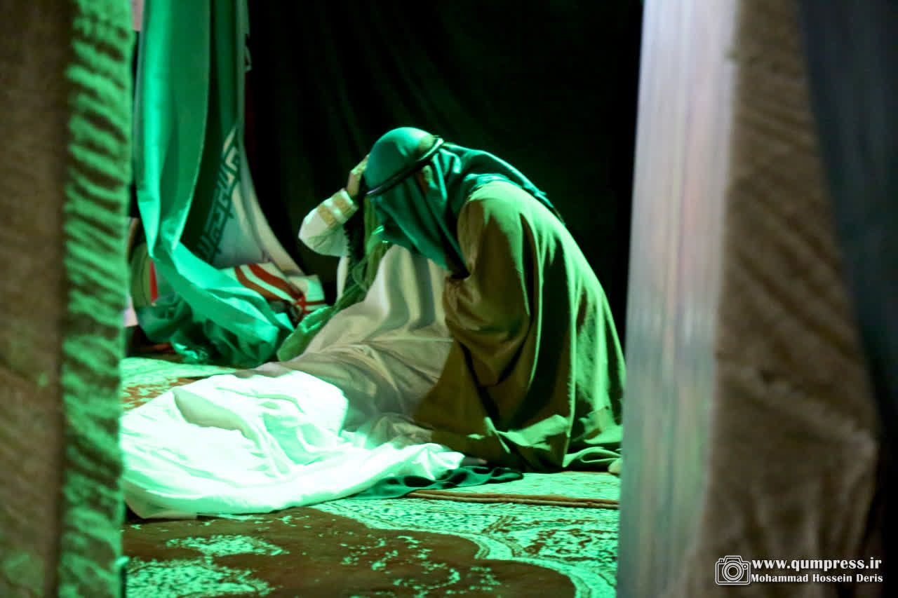 گزارش تصویری از آئین هنری فاطمیه در خیابان