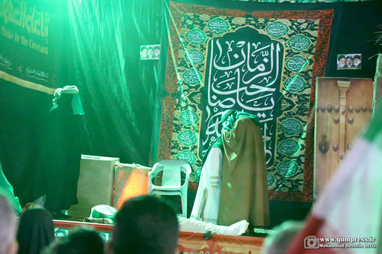 گزارش تصویری از آئین هنری فاطمیه در خیابان