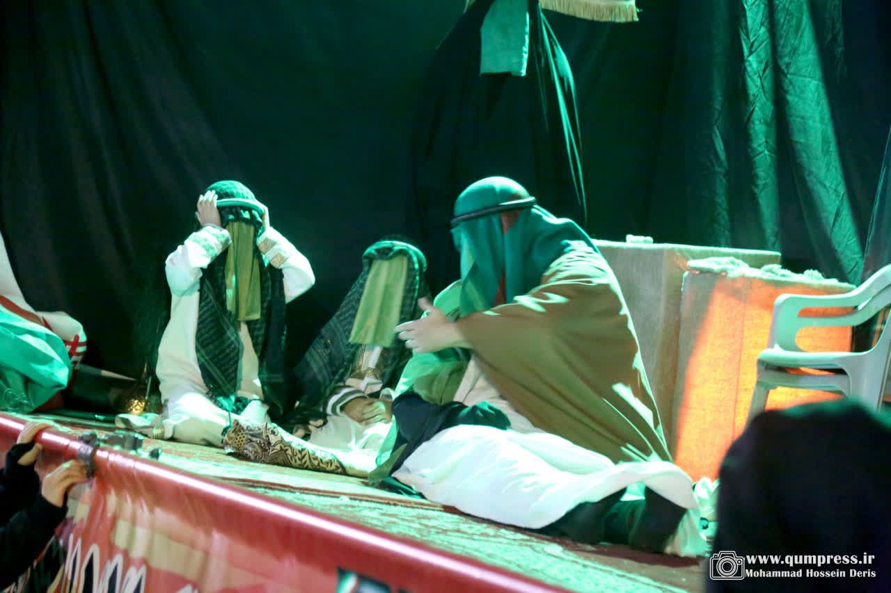 گزارش تصویری از آئین هنری فاطمیه در خیابان