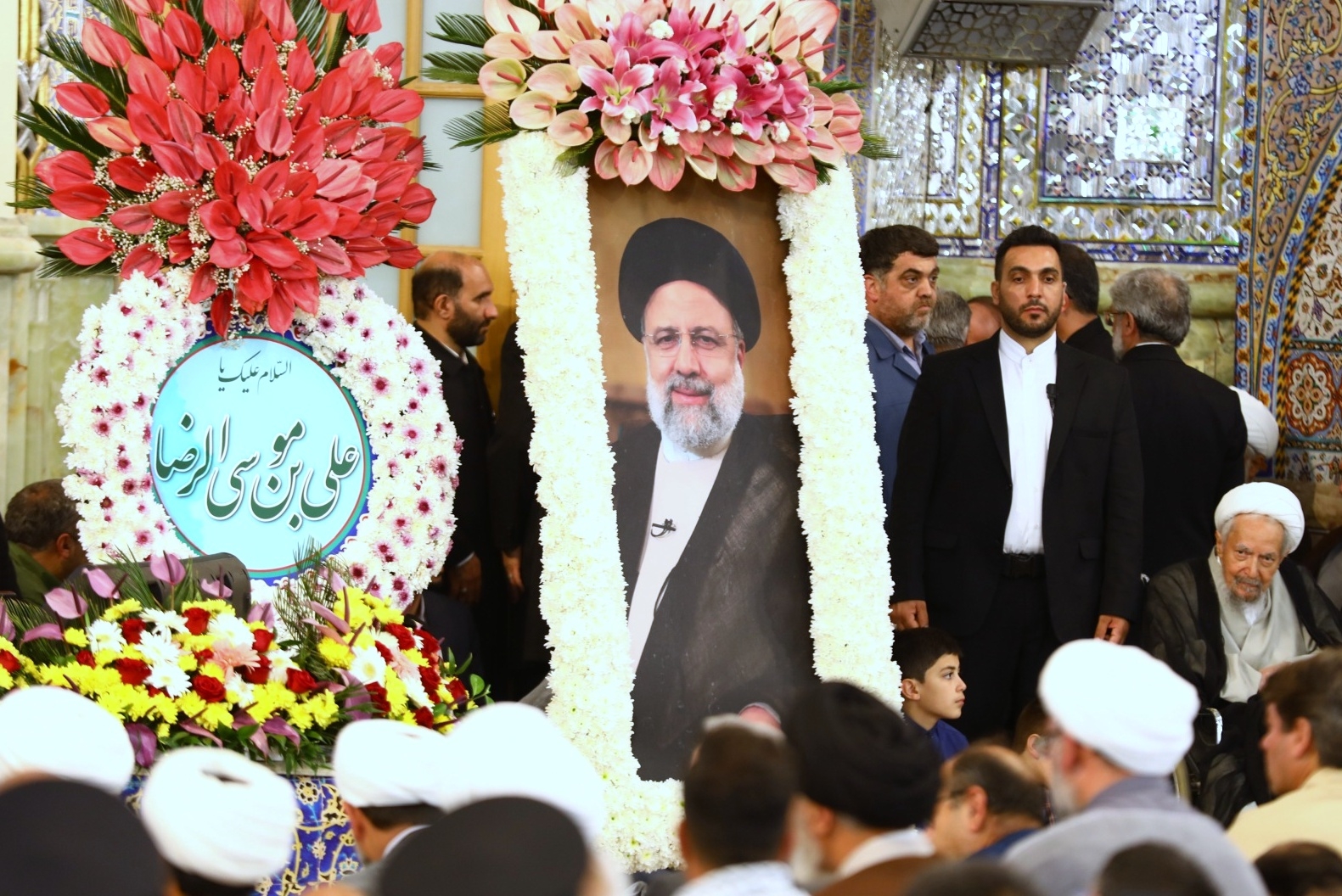 مراسم یادبود شهید آیتالله رئیسی با حضور تولیت حرم مطهر بانوی کرامت