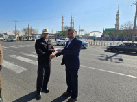 تقدیر فرمانده انتظامی استان قم از مدیرعامل سازمان اتوبوسرانی شهرداری