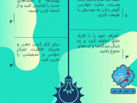 چگونه خلاق تر شویم  +  اینفوگرافی