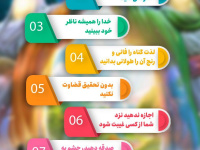جملات نورانی از حضرت امیر علیه السلام + اینفوگرافی