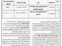 آگهی فراخوان عمومی برای جذب سرمایه‌گذار برای مشارکت در ساخت مجتمع‌های تجاری–مسکونی در بلوار پیامبر اعظم(ص) و مجتمع تجاری–اقامتی در میدان امام خمینی