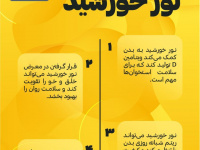 از فواید نور خورشید + اینفوگرافی