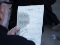 استقبال گسترده زائران اربعین از پویش قرائت سوره فتح در موکب مردمی قرآن