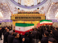 تجلیل آیت‌الله اعرافی از حماسه عظیم عراقی ها در تشییع پیکر امام شهید