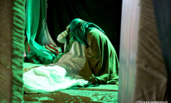 گزارش تصویری از آئین هنری فاطمیه در خیابان