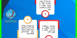 مزایای وقت گذراندان با دوستان + اینفوگرافی