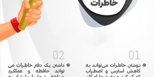 نوشتن خاطرات و مزایای آن + اینفوگرافی