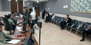 تصاویر دریافتی از روابط عمومی محترم اداره کل راه و شهرسازی استان قم با موضوع خلوتی کارگزاری مسکن ملی در ساعات ابتدایی و پایانی روز