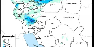 بارشهای ۵۰ میلیمتری در راه نوار شمال کشور بارشهای ۵۰ میلیمتری در راه نوار شمال کشور