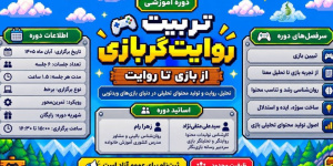 فراخوان دوره آموزشی تربیت روایتگر بازی؛ از بازی تا روایت منتشر شد فراخوان دوره آموزشی تربیت روایتگر بازی؛ از بازی تا روایت منتشر شد