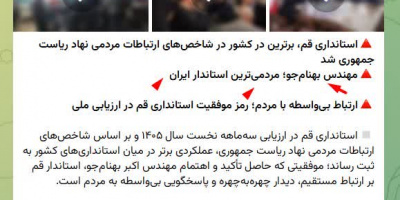مردمیترین استاندار ایران»؛ به انتخاب چه کسی؟ مردمیترین استاندار ایران»؛ به انتخاب چه کسی؟