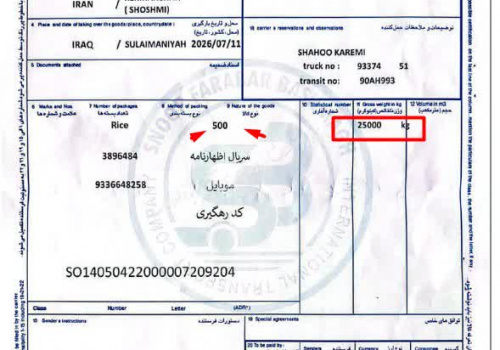 برنج تعاونی جهاد قم محصول کجاست؟ ابهام درباره سند محموله ۲۵ تنی