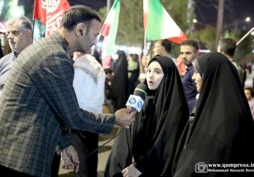 گزارش تصویری از برنامه سازهای صداوسیمای مرکز قم فعال در میدان گزارش تصویری از برنامه سازهای صداوسیمای مرکز قم فعال در میدان